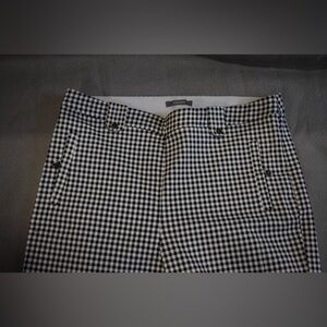 Maurices Men's Black and White Gingham Shorts